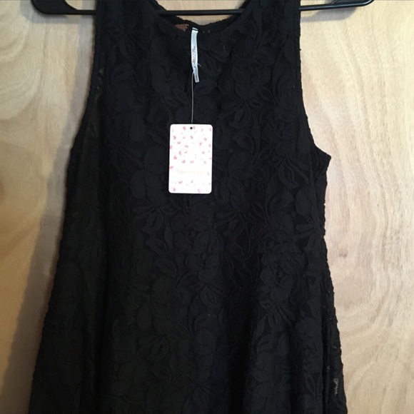 Free People Miles Of Lace Fit & Flare Dress - Picture 3 of 7